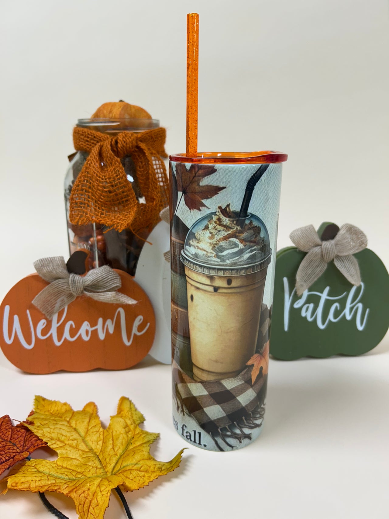 Just a fall girl tumbler