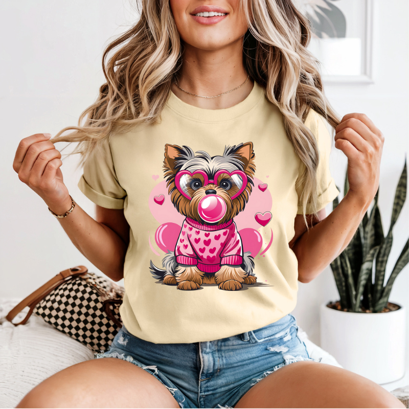 Yorkie Bubblegum Tee