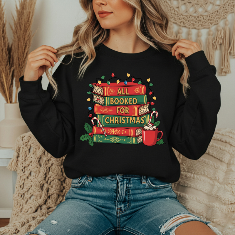All booked crewneck