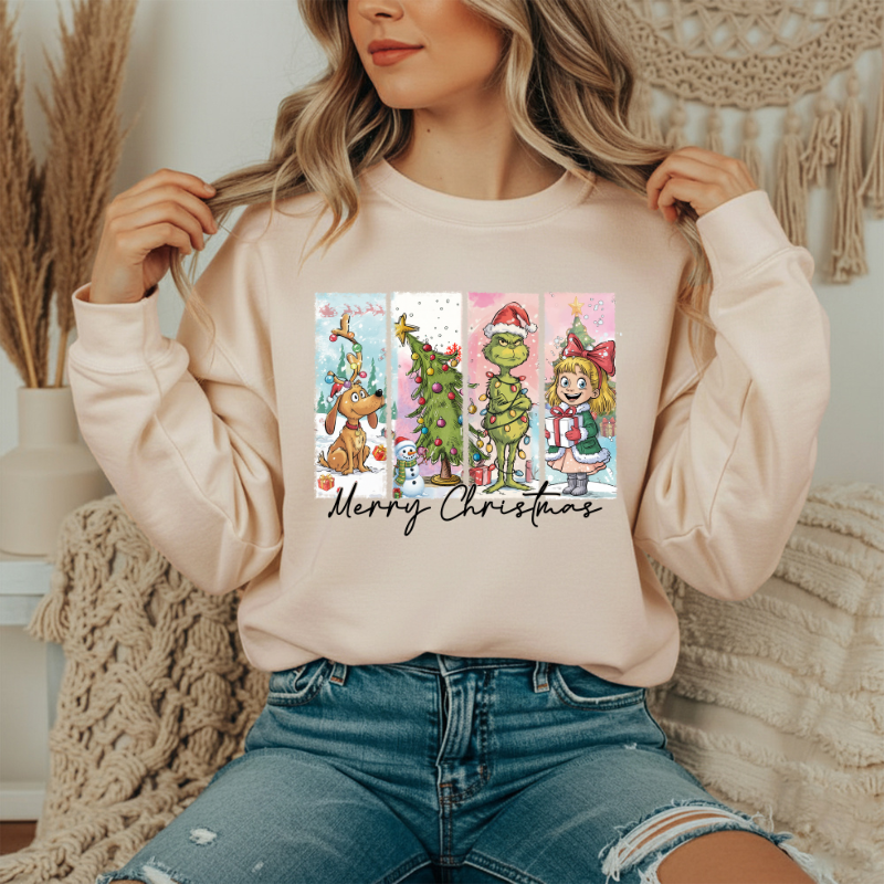 Grinch Merry Christmas Crewneck