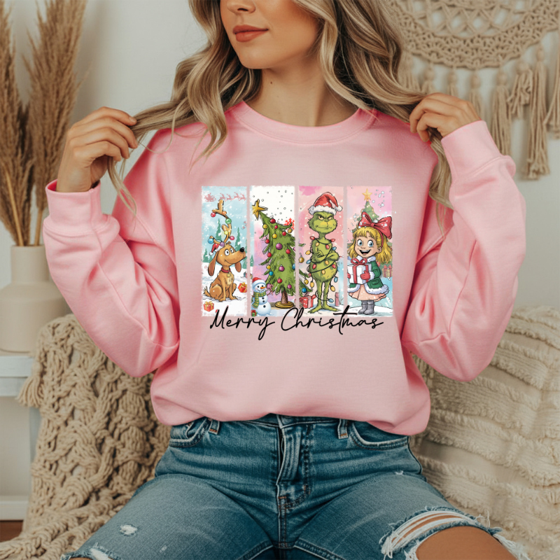 Grinch Merry Christmas Crewneck