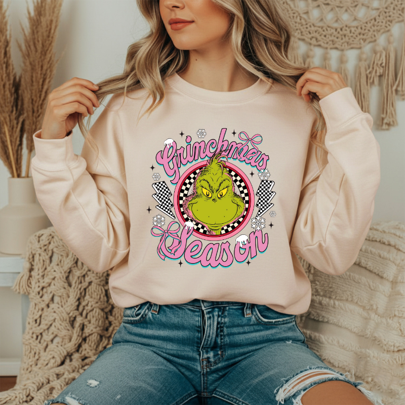 Grinch's season crewneck