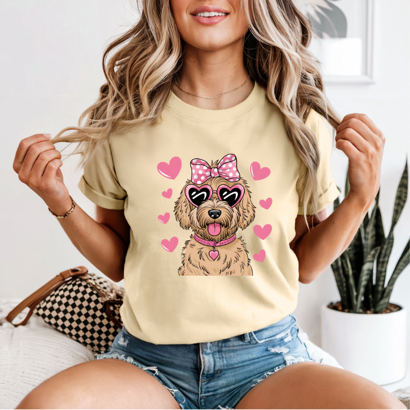 Coquette Golden Doodle Tee