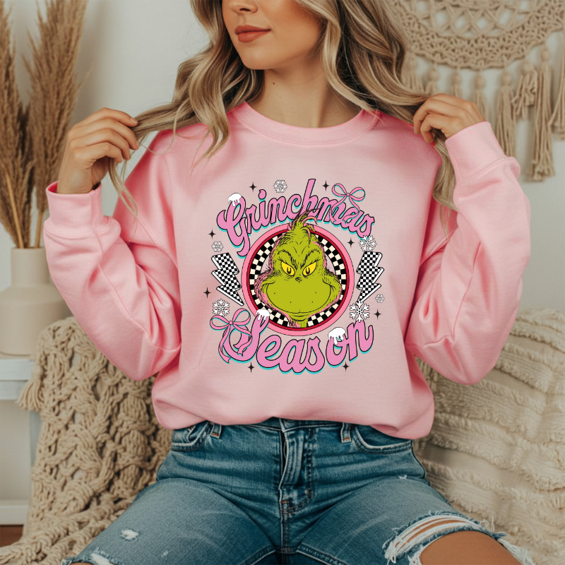 Grinch's season crewneck
