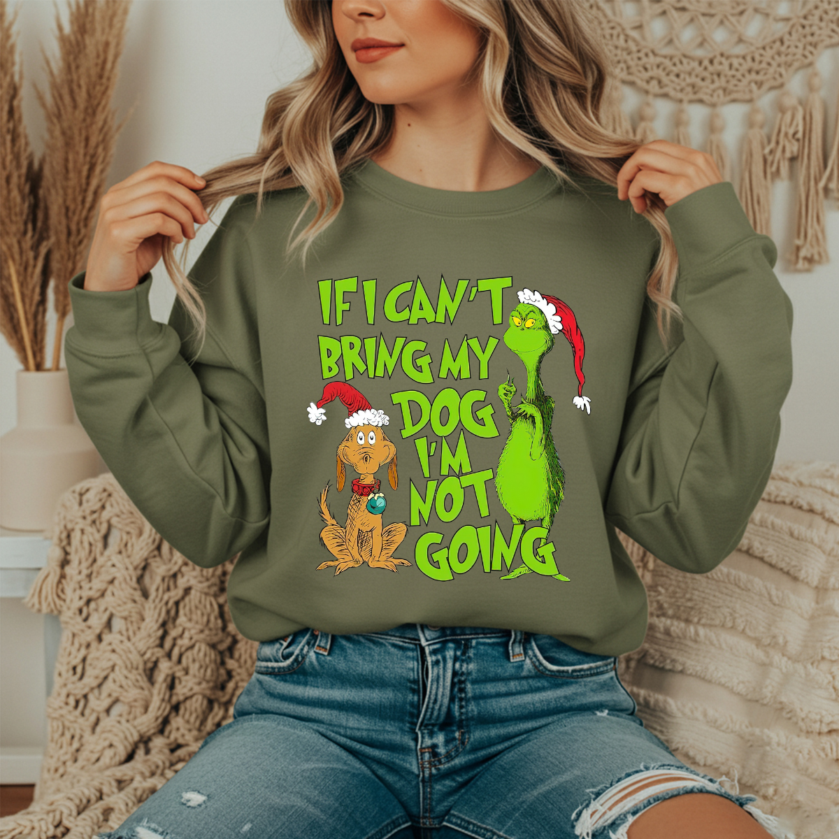 If I can't Bring my dog crewneck