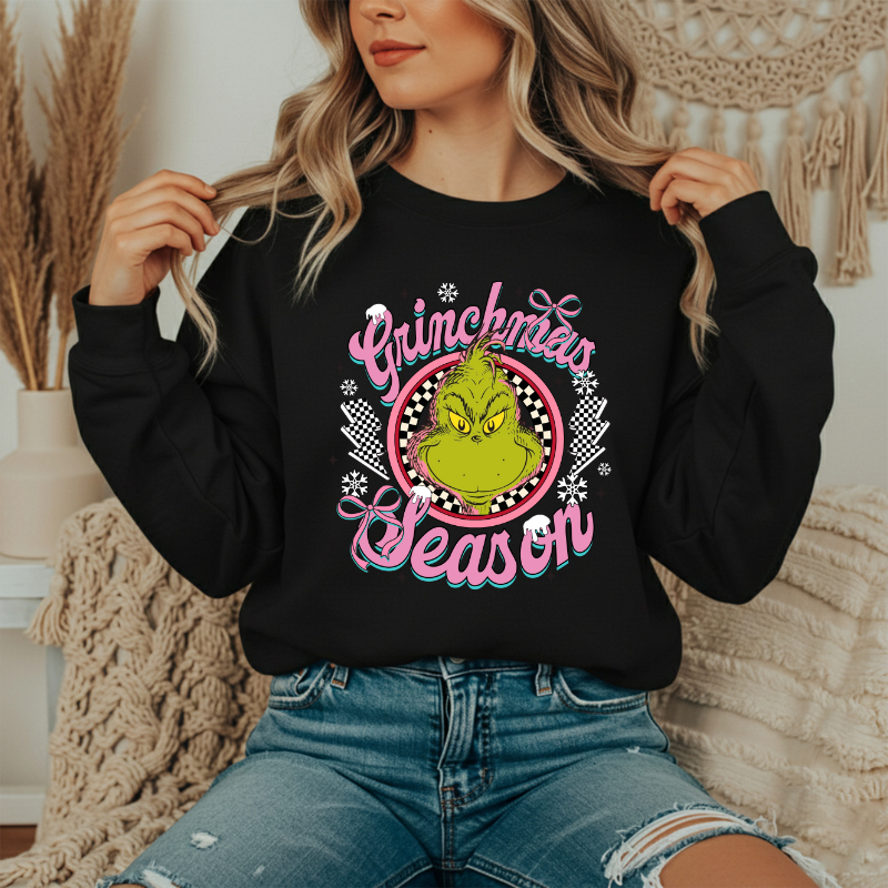 Grinch's season crewneck