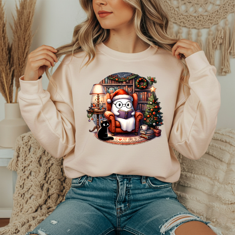 Librarian ghoul crewneck