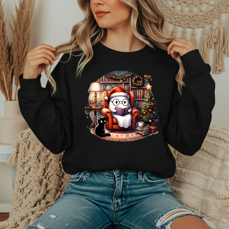 Librarian ghoul crewneck