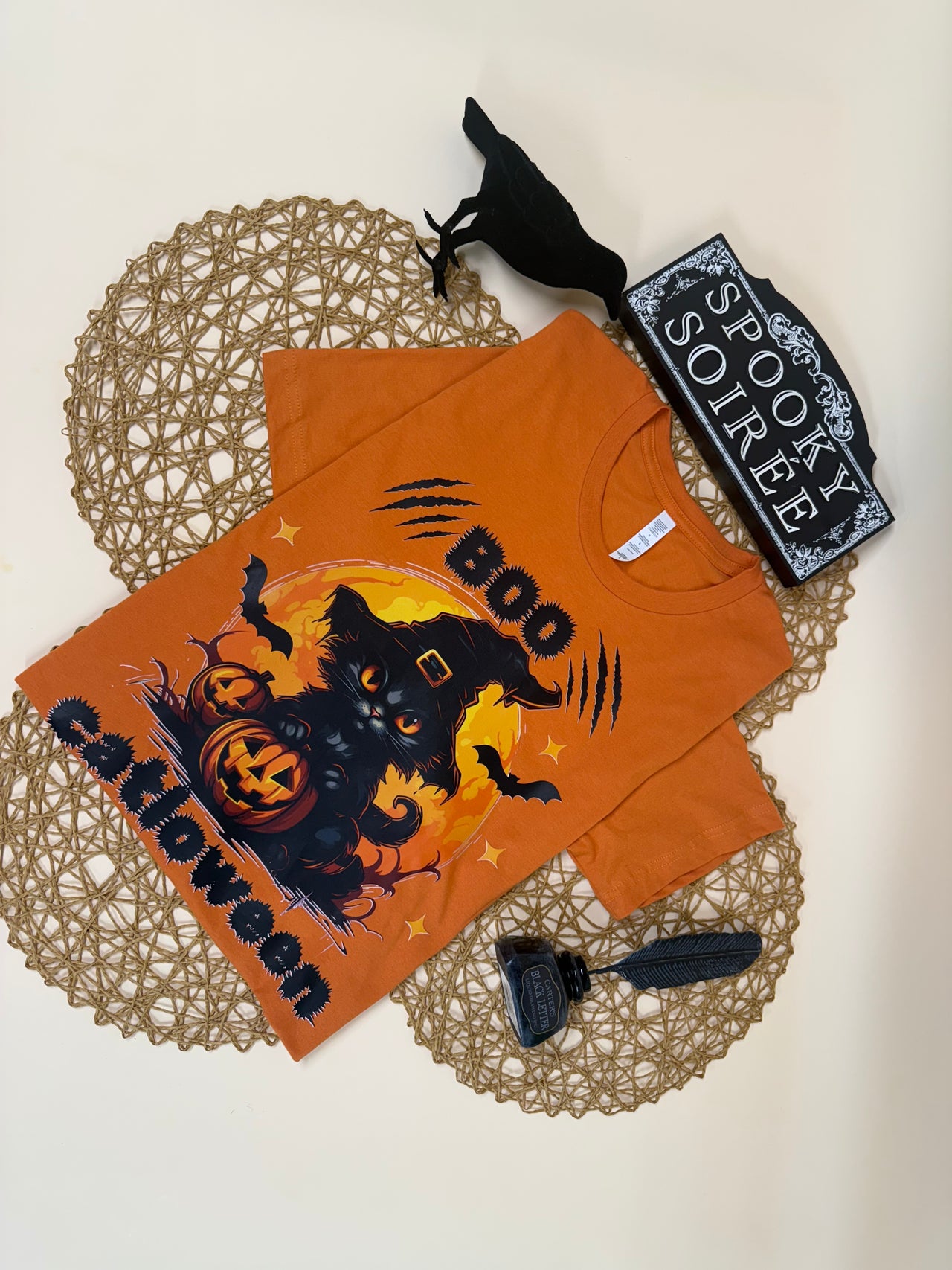 Boo Catloween tee