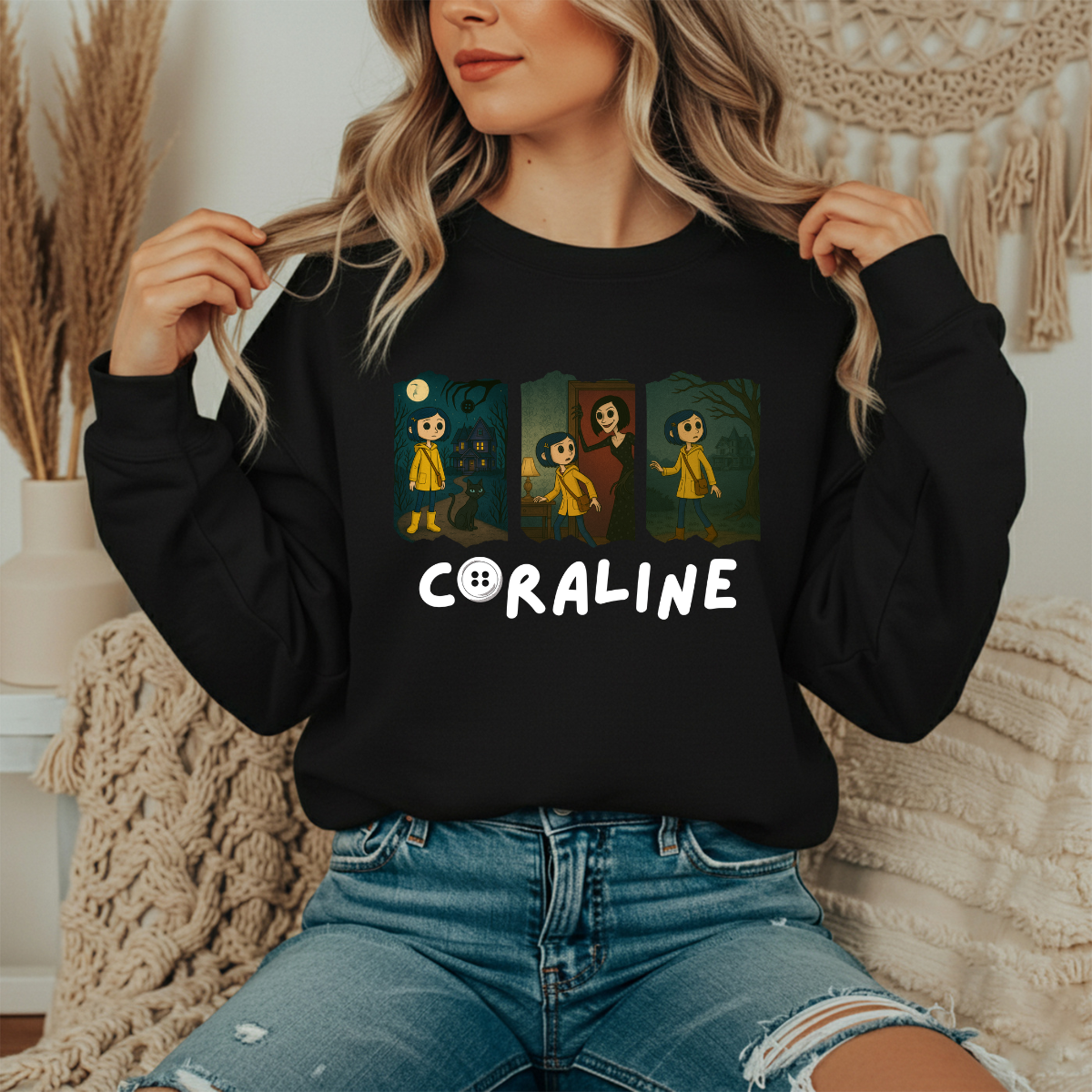 The world of Coraline Crewneck