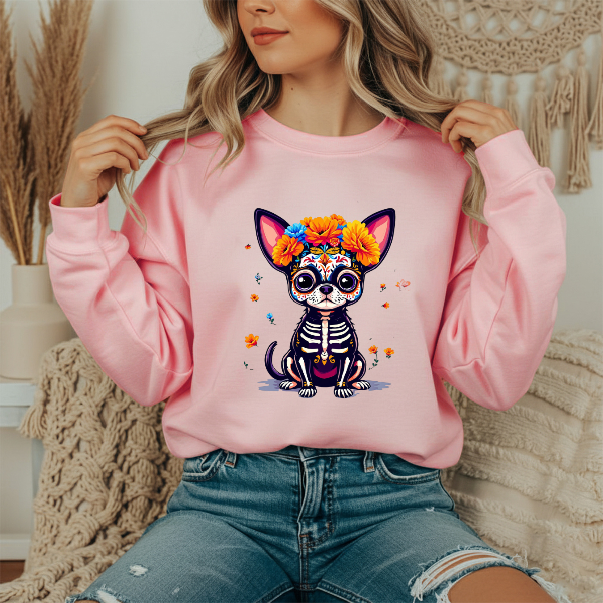 Chihuahua alebrije Crewneck
