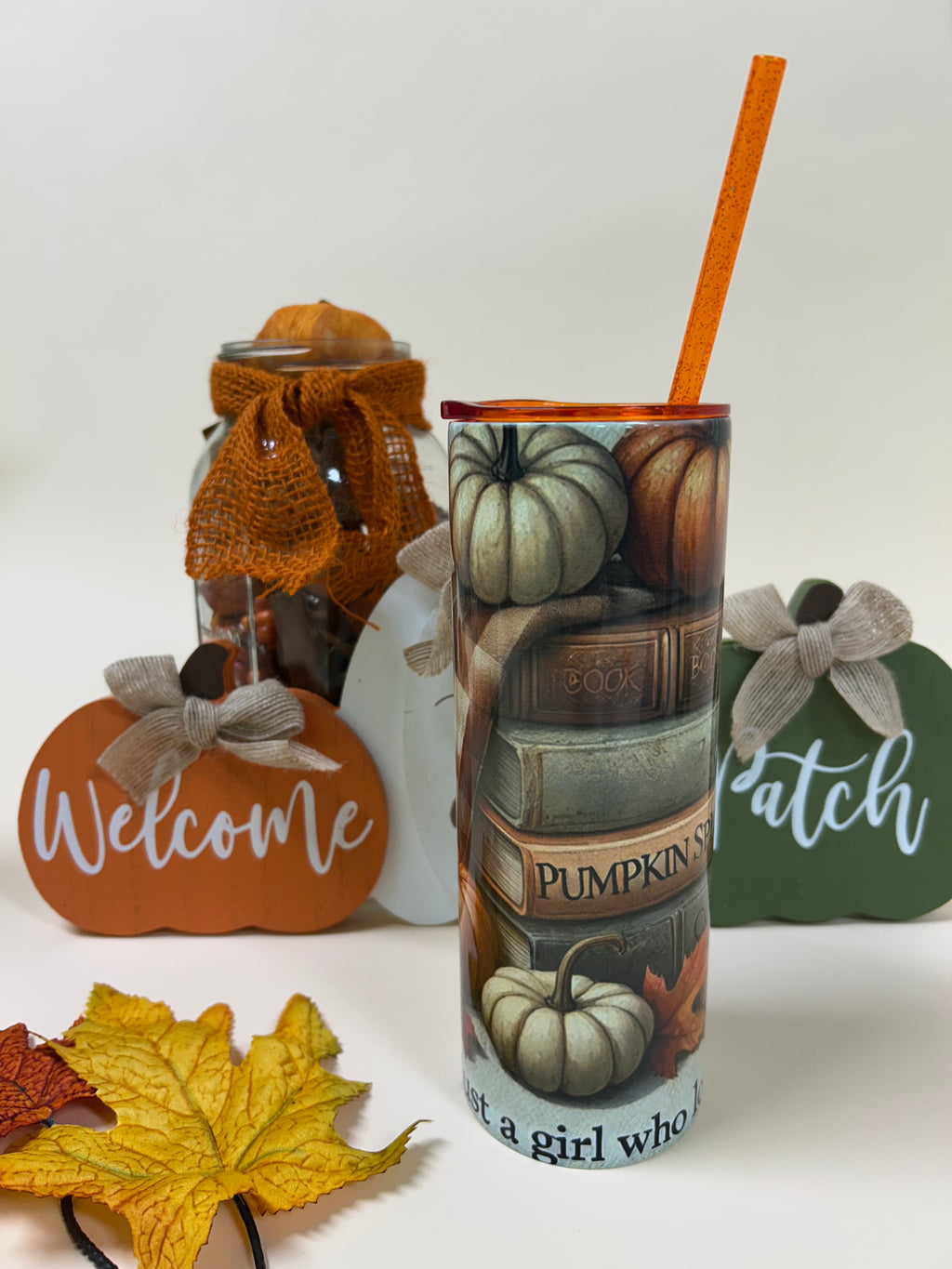 Just a fall girl tumbler