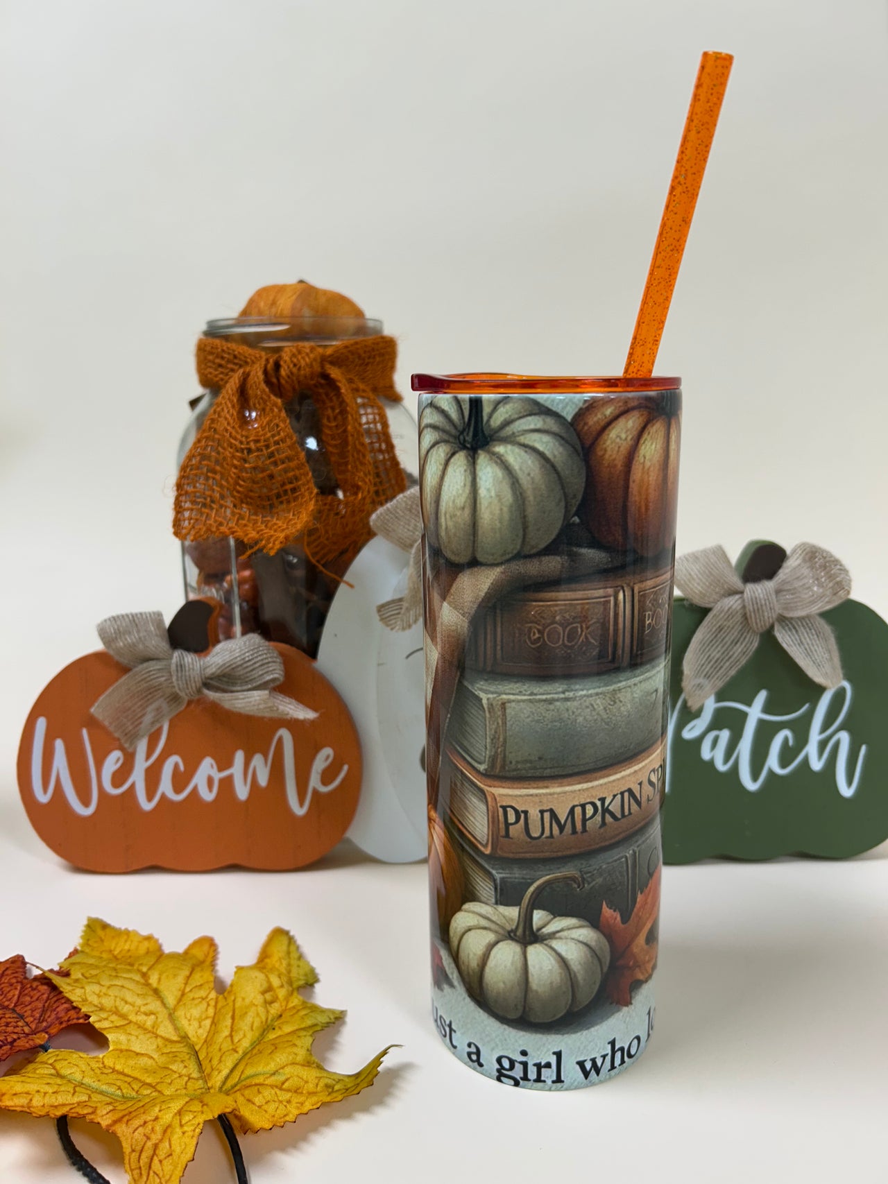 Just a fall girl tumbler