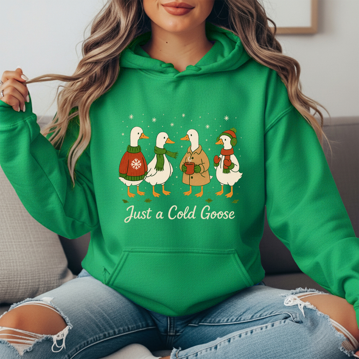 Just a cold goose