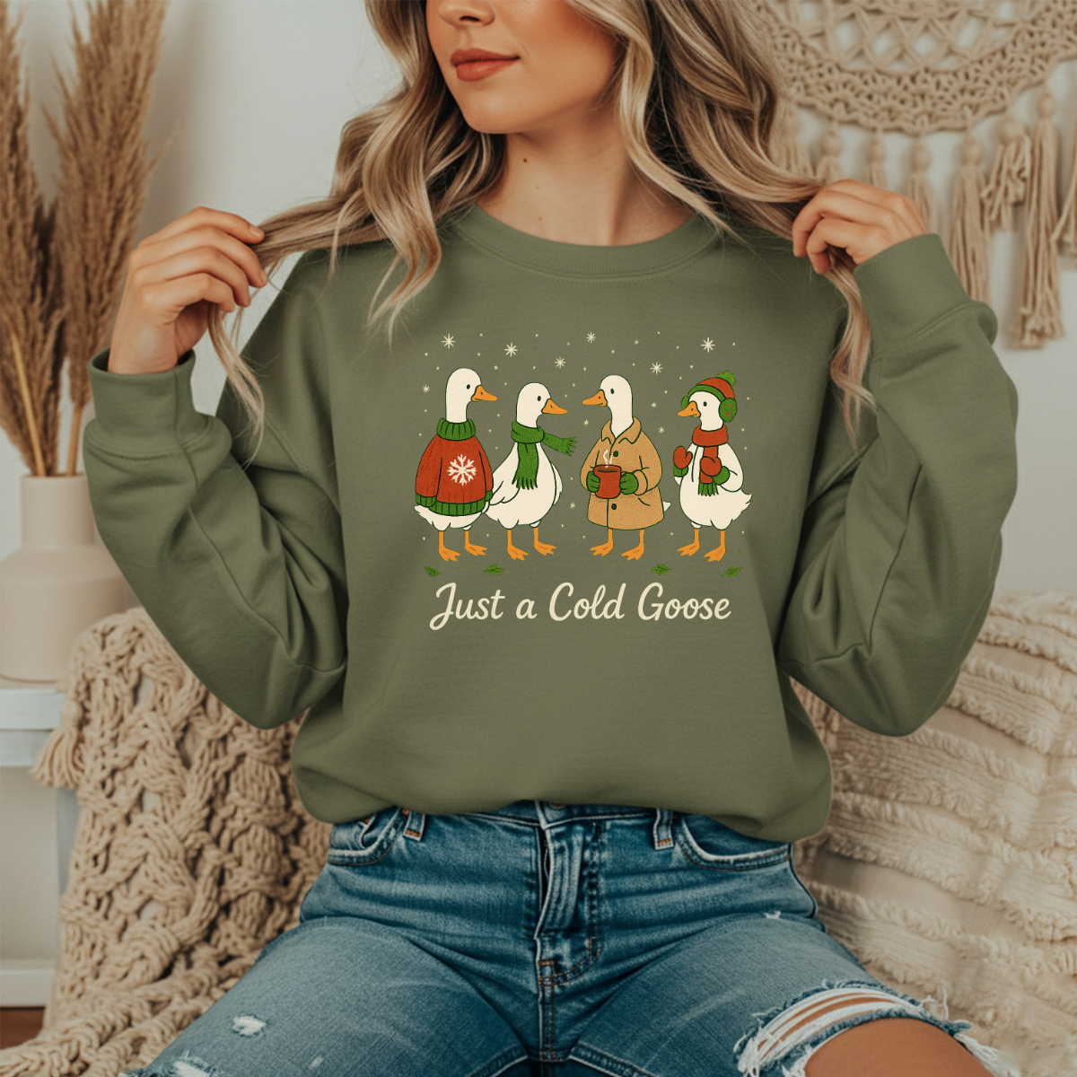 Just a cold goose