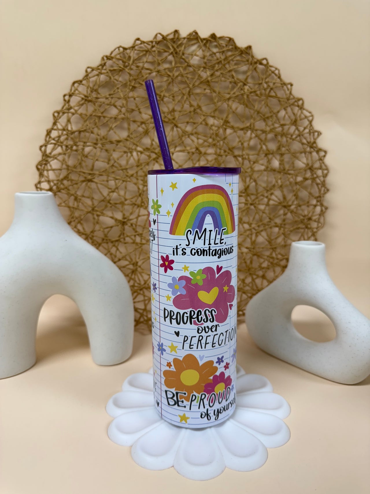 Progress over perfection Tumbler
