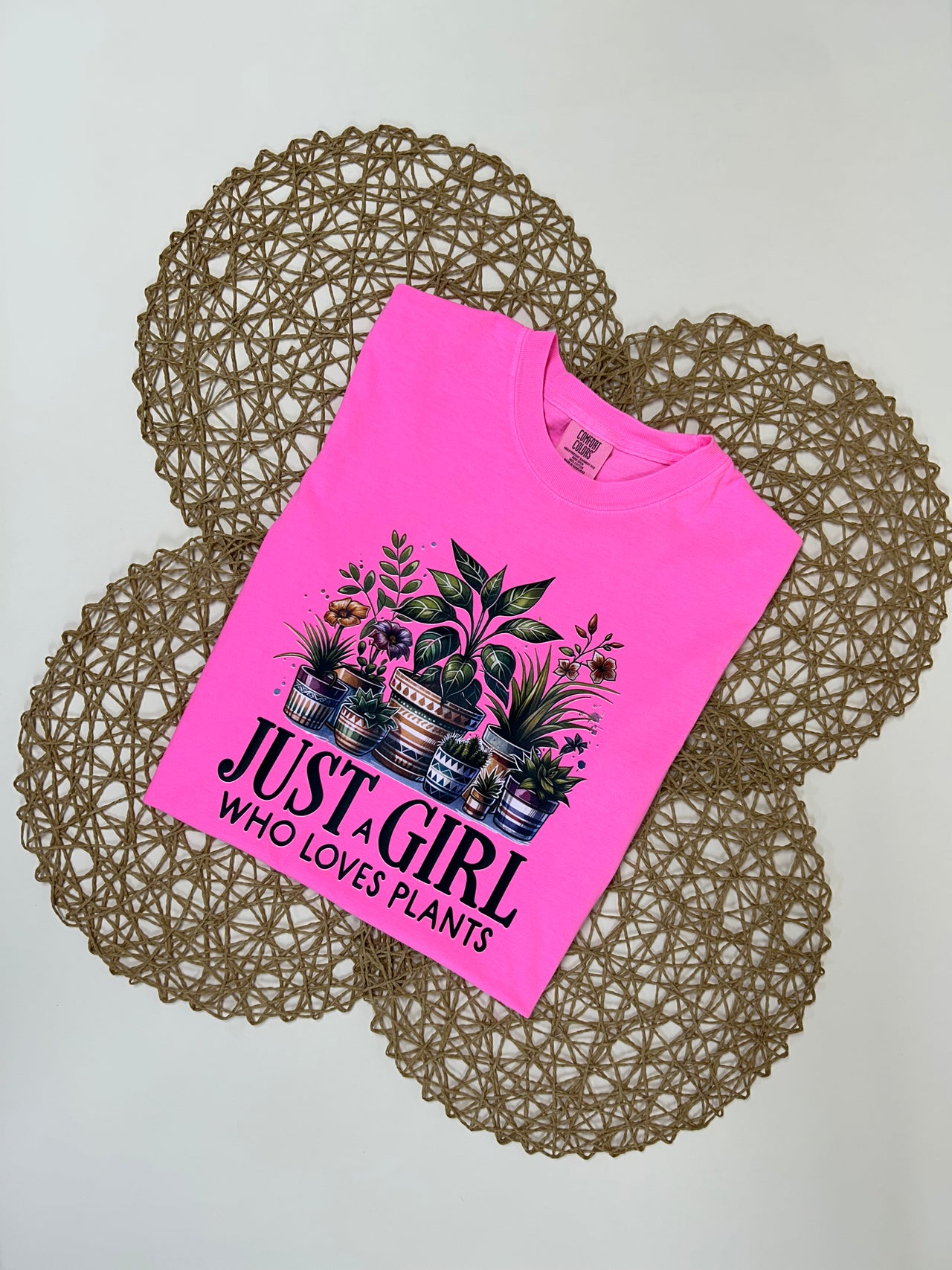 A girl who loves plants Tee
