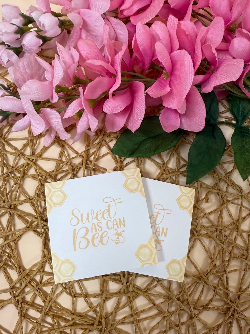 Sweet as can bee sticky note set