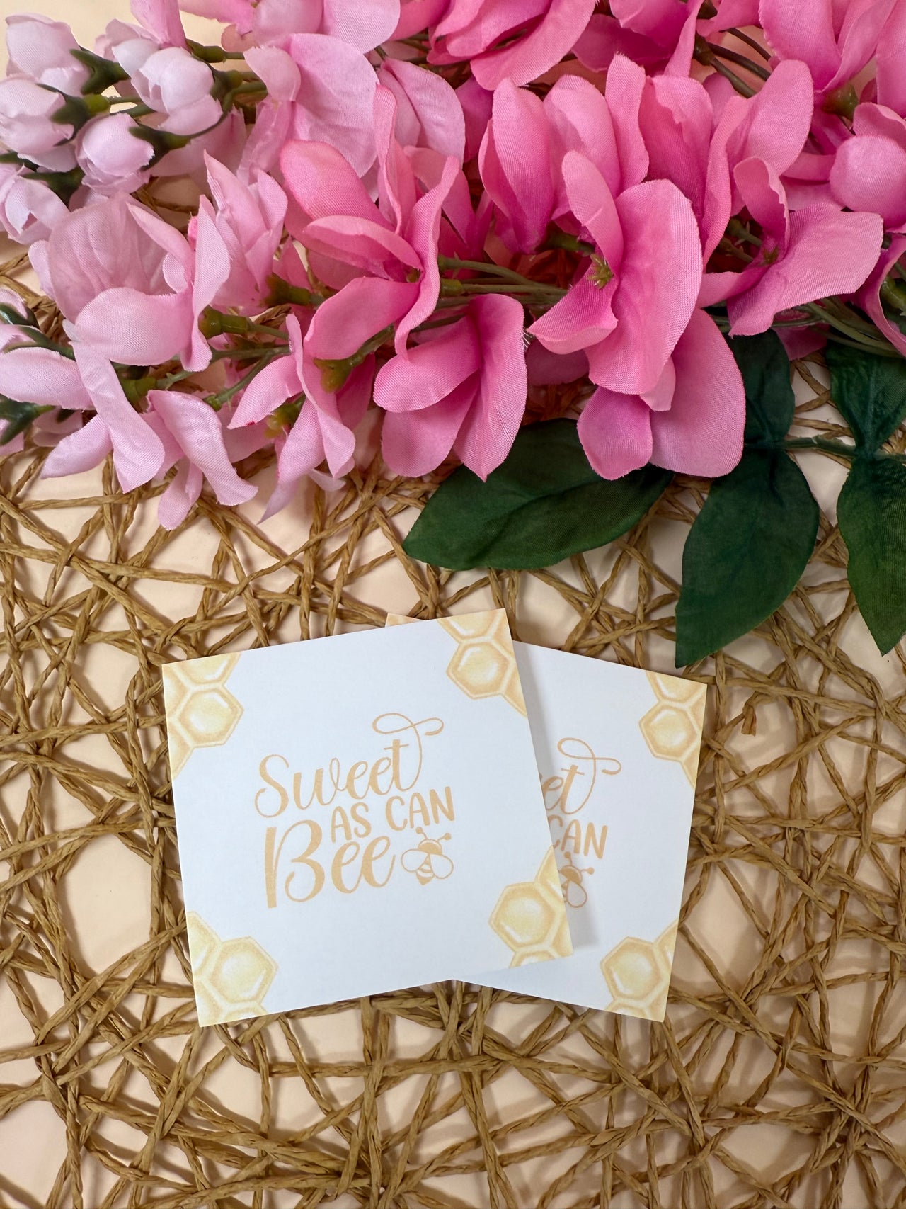 Sweet as can bee sticky note set