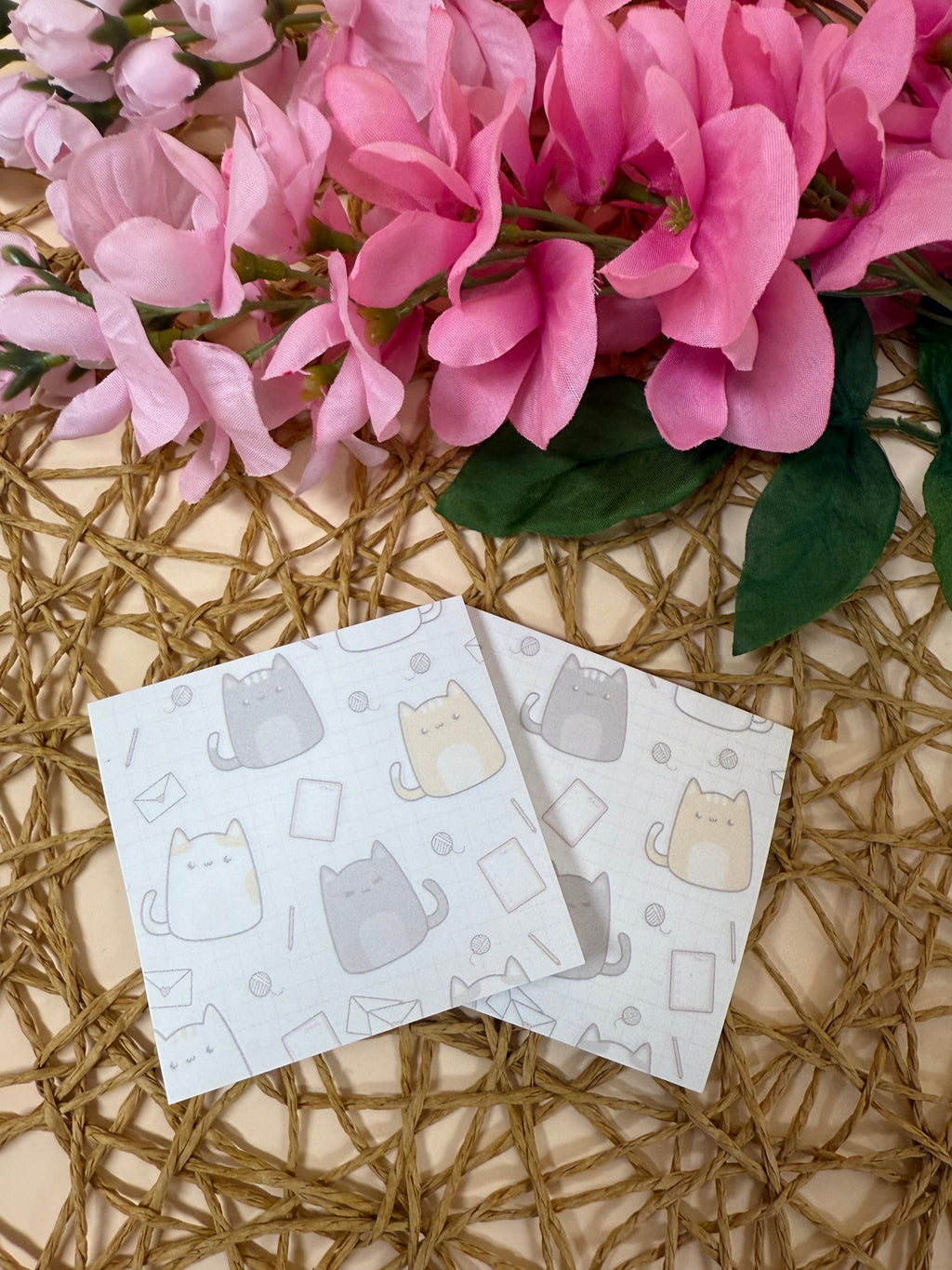 Nothin’ but cats Sticky note set