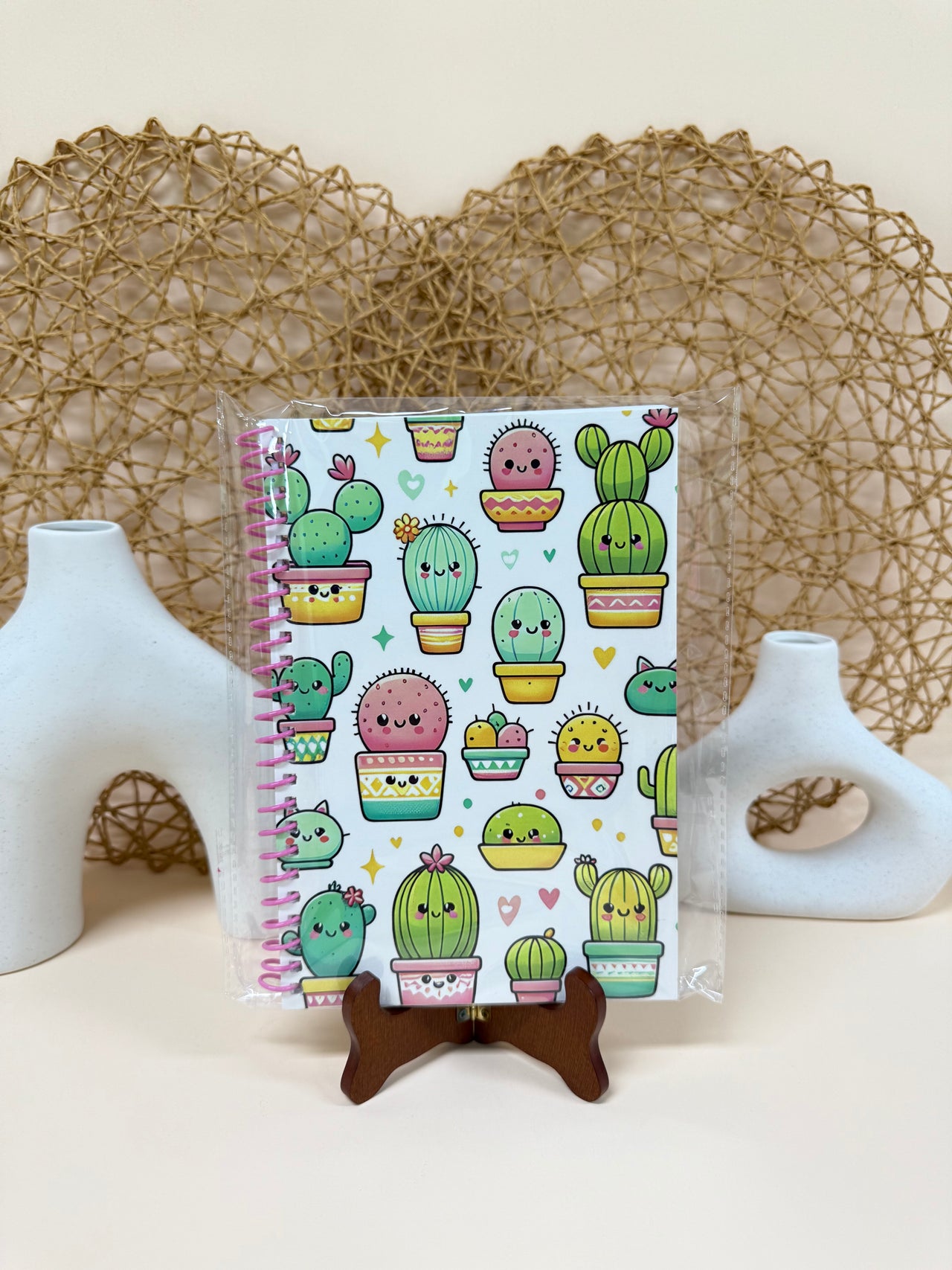 Cute succulents notebook