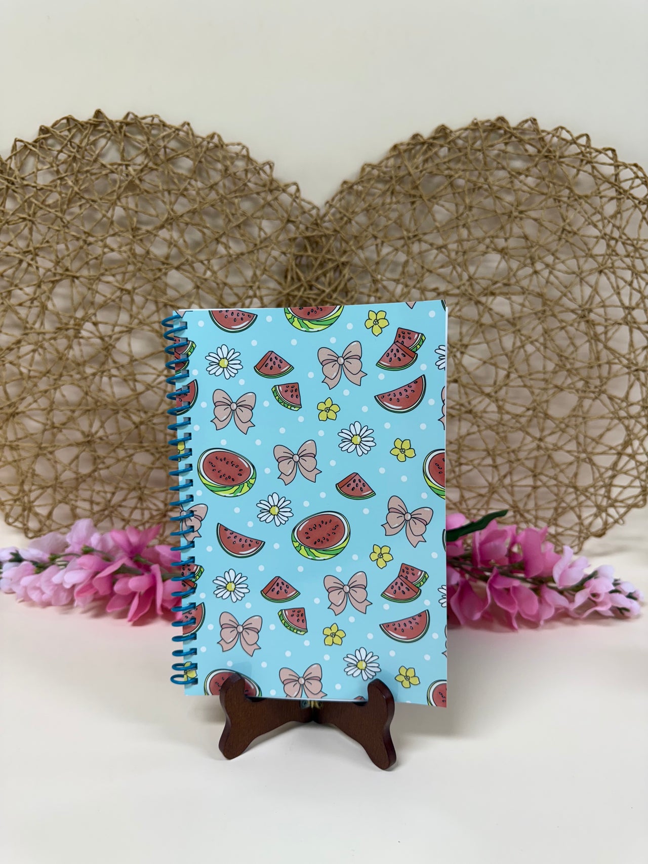 Coquette watermelon notebook