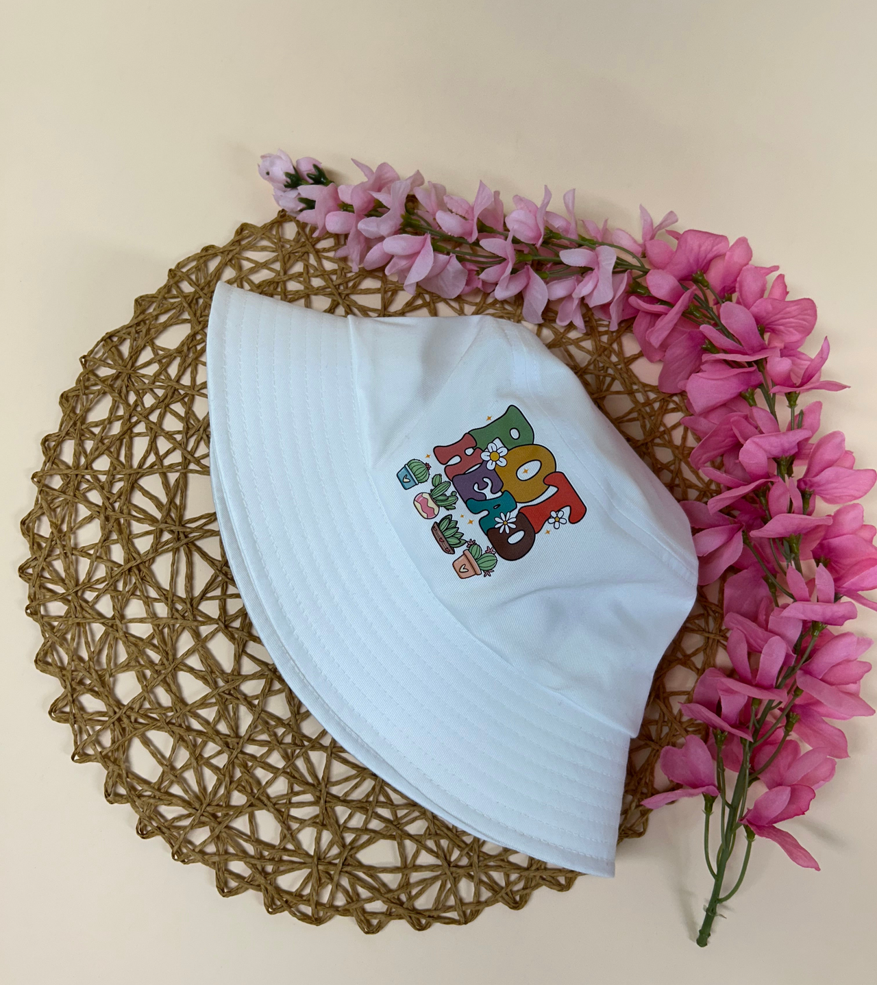 Pot head bucket hat