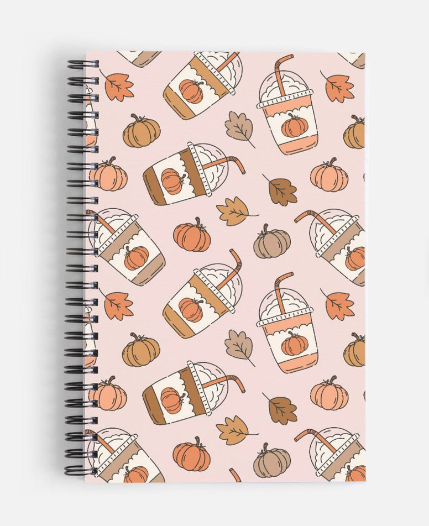 Pumpkin spice notebook