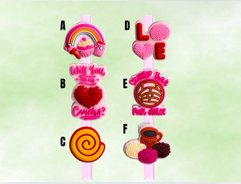 Concha bread 6-8mm straw topper