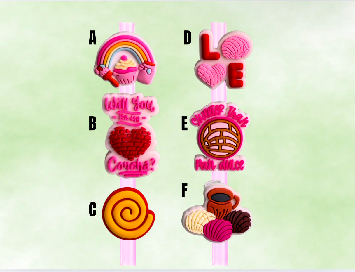 Concha bread 6-8mm straw topper
