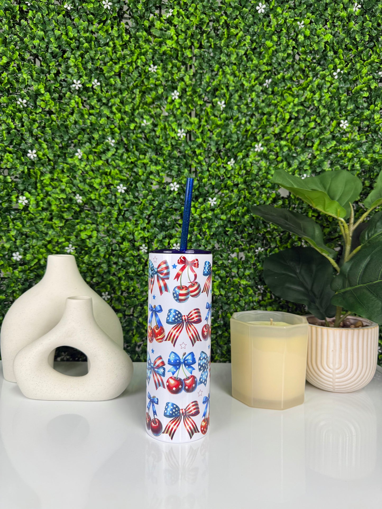 Coquette patriotic cherries