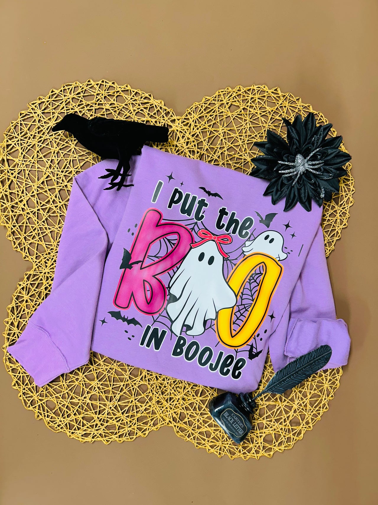 I put the boo crew neck