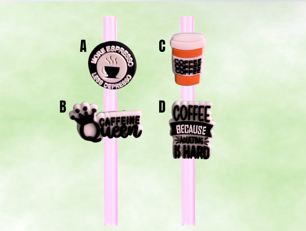 Real life coffee 6-8mm straw topper