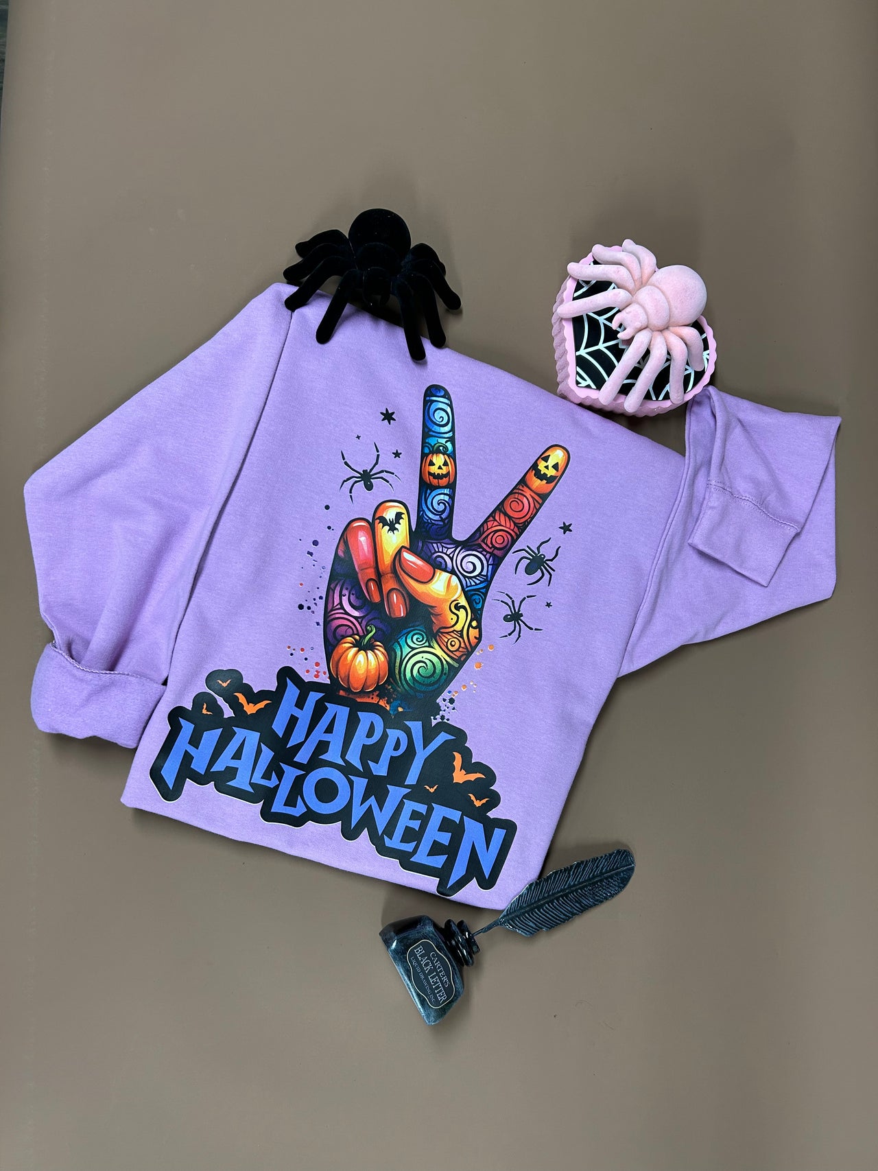 Groovy Halloween crew neck
