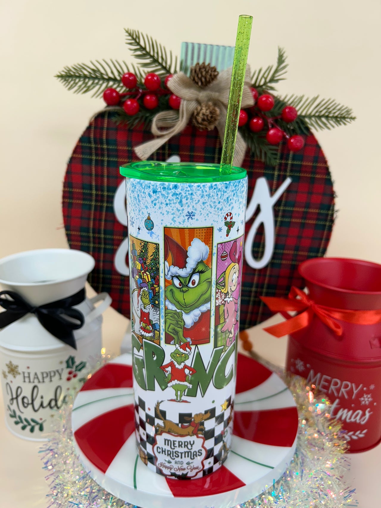 The grinch tumbler