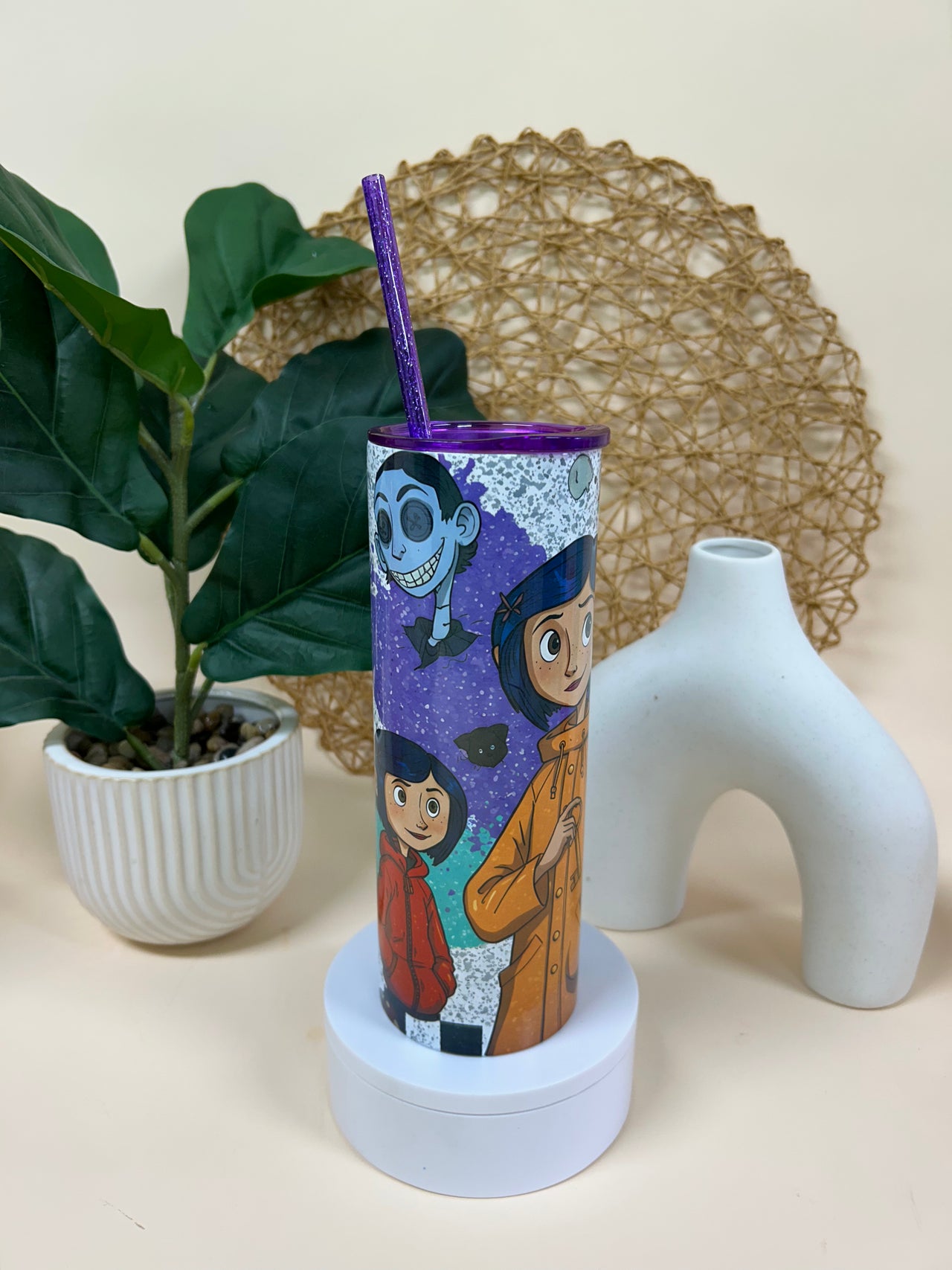 Coraline careful wishes tumbler