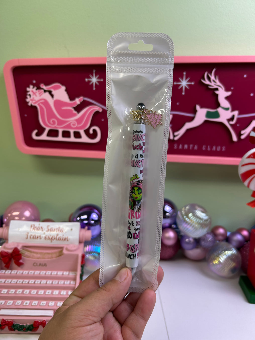 I’m 100% that Grinch stylus pen