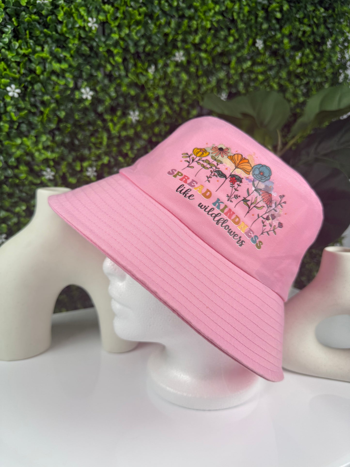 Spread kindness bucket hat