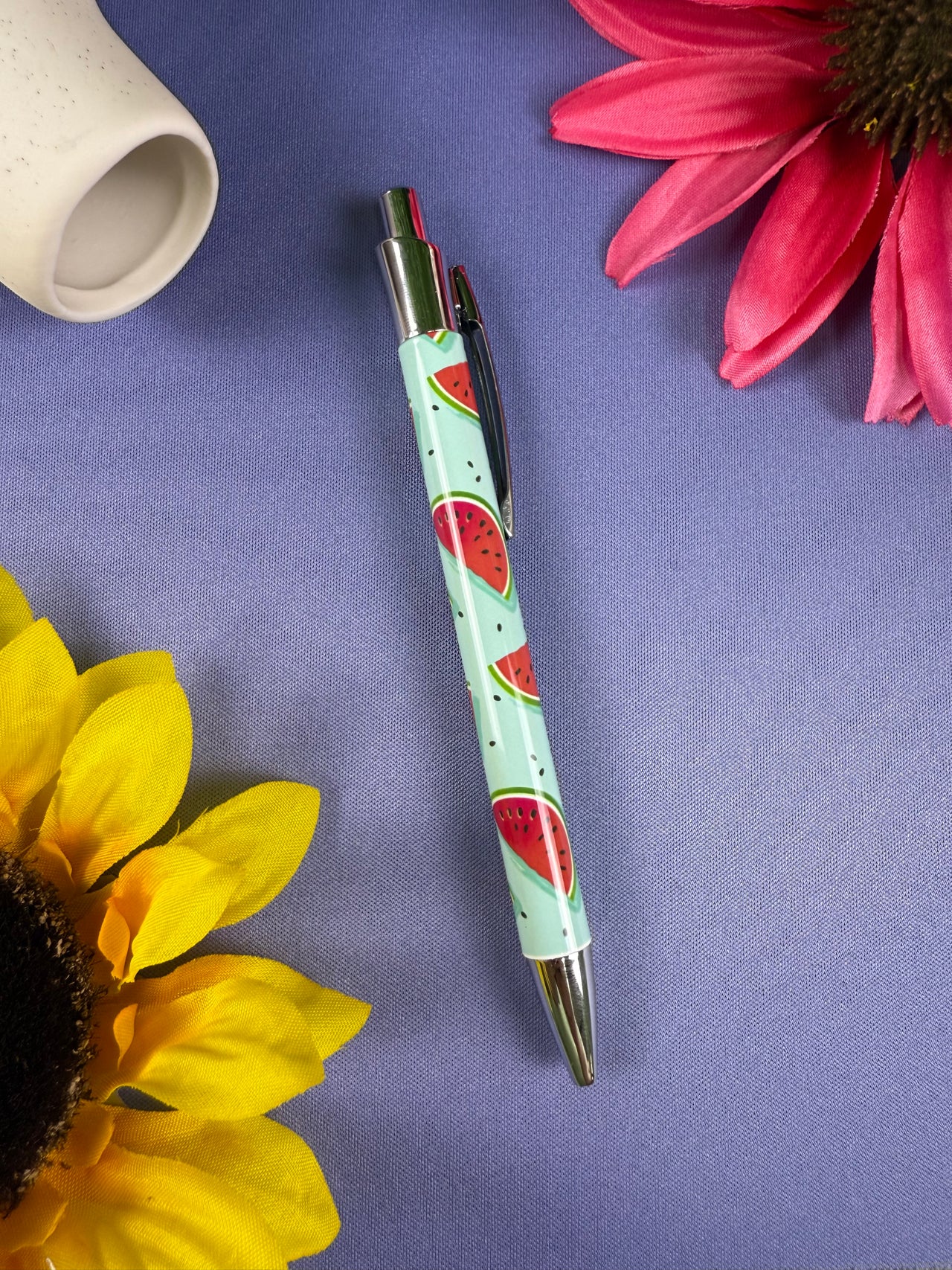 Aqua watermelon pen
