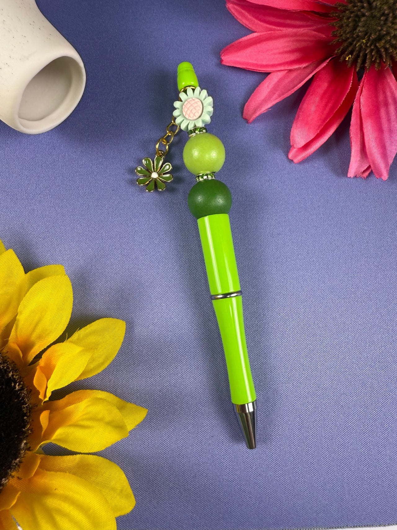 Green Flower pen