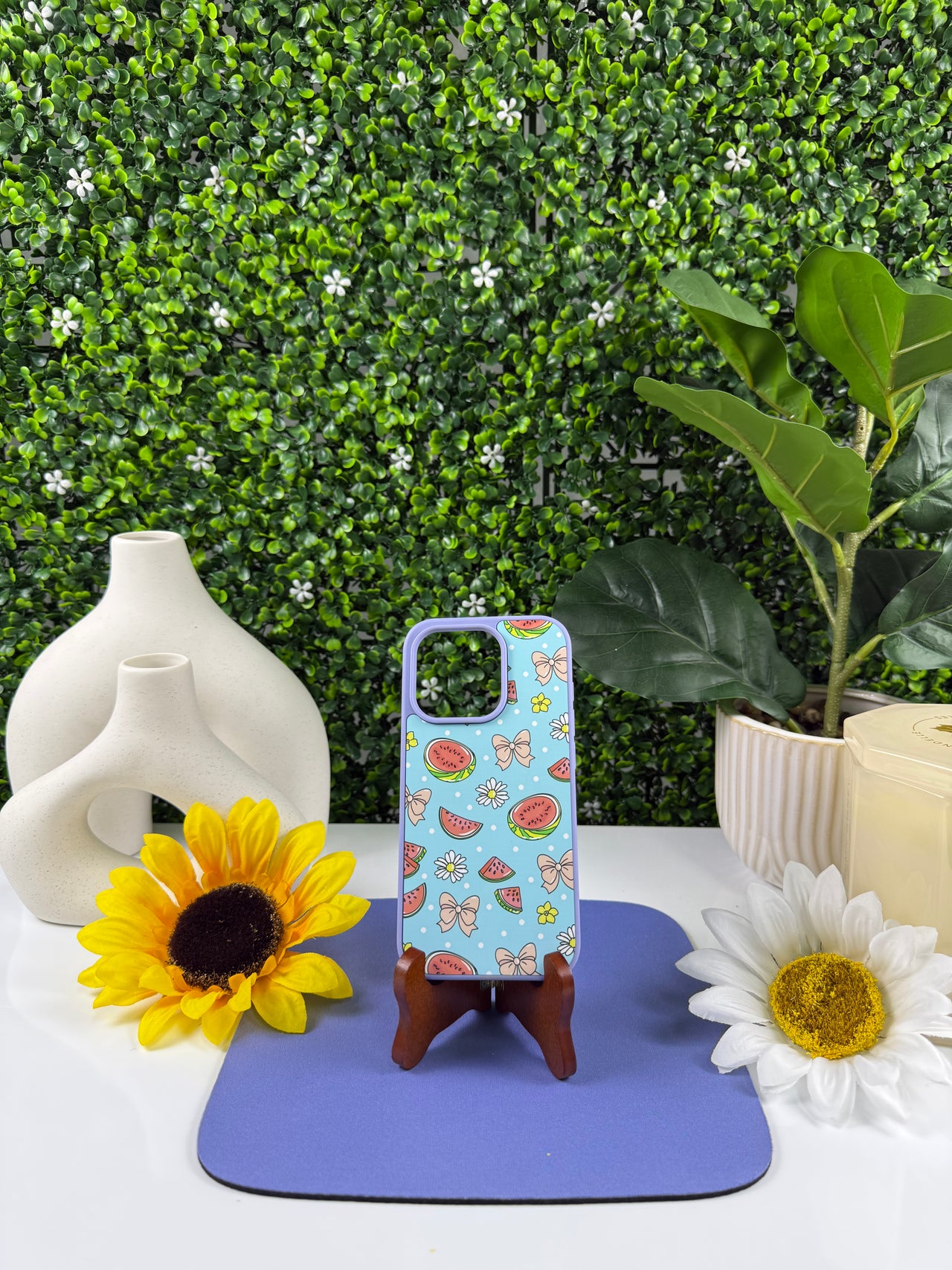 Coquette watermelon phone case