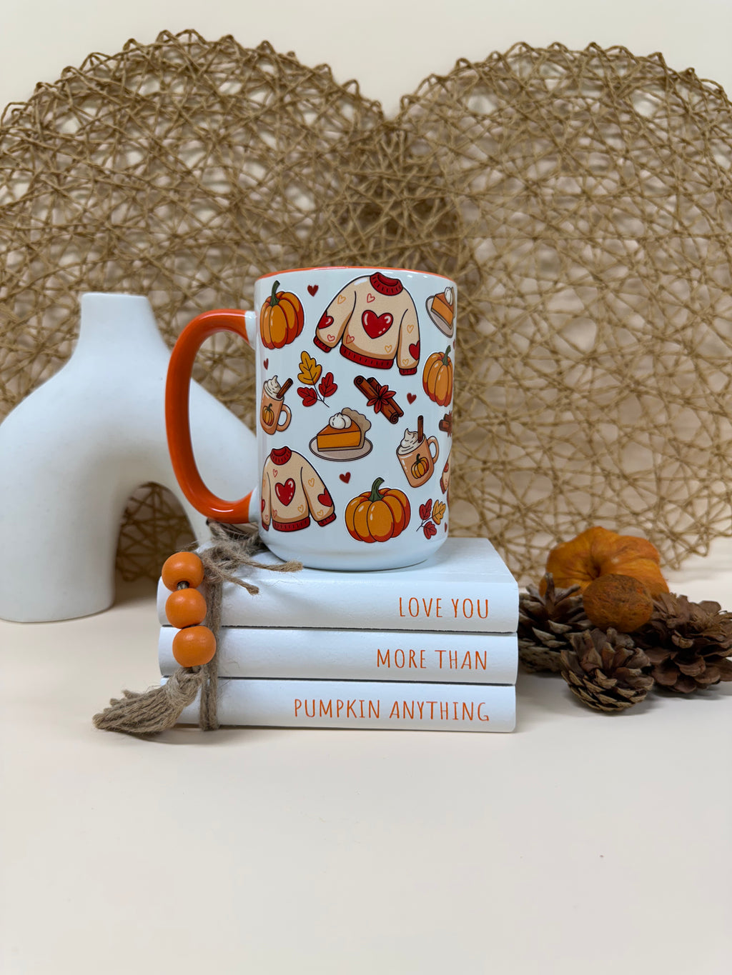 Cozy pumpkin mug