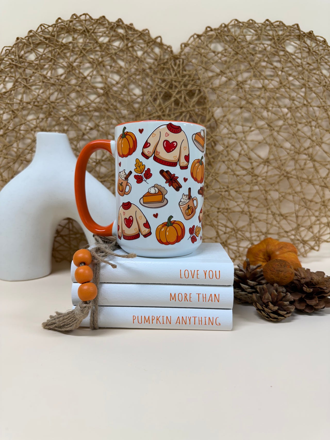 Cozy pumpkin mug